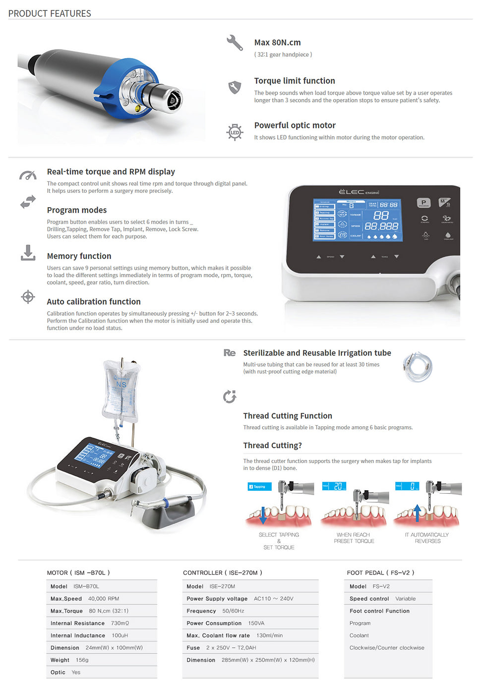 Impla-NX LED Implant Surgical Engine